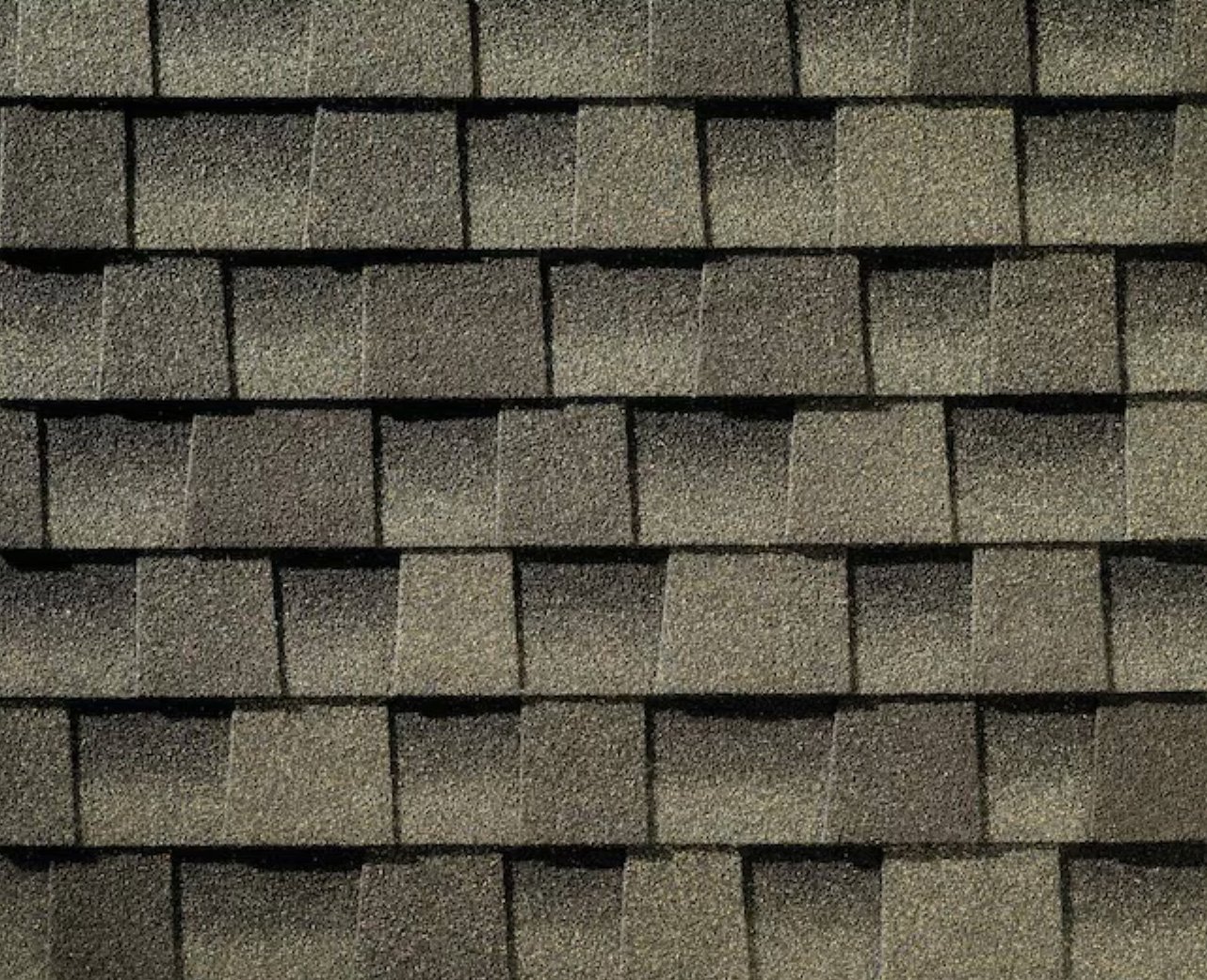 Gray Roof Shingles Close-up View Gray roof shingles. Asphalt shingle roofing.