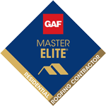 GAF Master Elite logo, residential roofing contractor