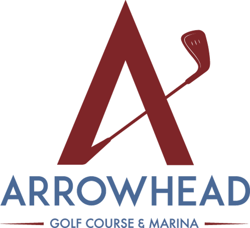 Arrowhead Golf Course Logo Arrowhead golf course logo with golf club