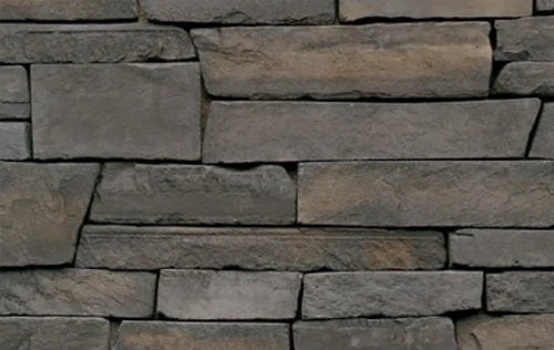 Gray Stone Wall Background Gray stone wall. Stacked stones for construction.