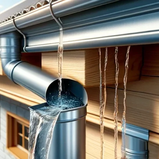 Gutters And Downspouts Channeling Water Safely