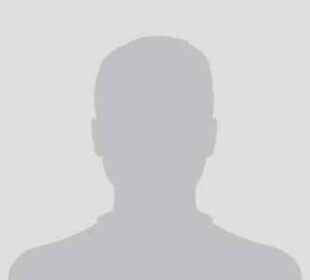 Gray silhouette of a man. Placeholder image.